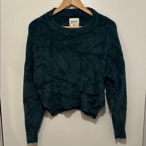 Abercrombie and Fitch Soft A&F Collection Cozy Green Sweater - size small